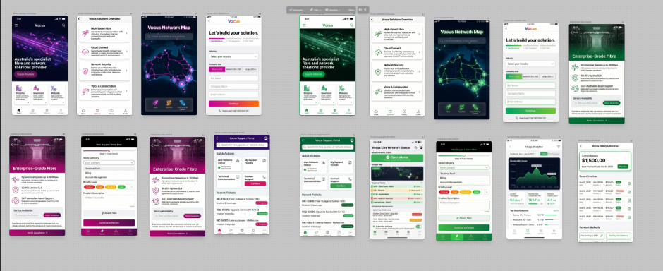 Vocus App Multi-Layout Concepts — NeuraNest AI 2026
