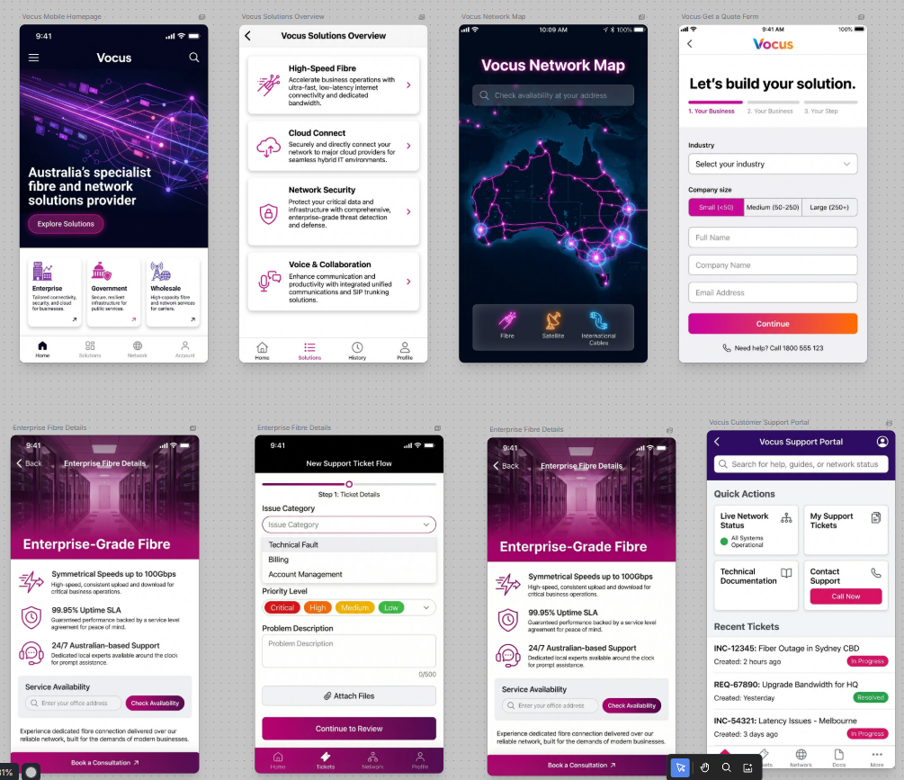 Vocus App Redesign Concept — NeuraNest AI 2026