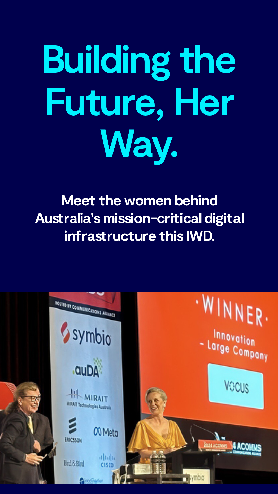 Building the Future, Her Way — Vocus 2026